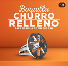 Cargar imagen en el visor de la galería, Accesorio Boquilla Ramm Churrera 2K para hacer churro relleno
