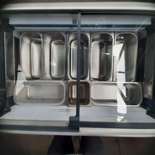 Cargar imagen en el visor de la galería, Barquillera Heladera 7 Sabores Cúpula Curva Desmontable