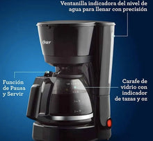 Cargar imagen en el visor de la galería, Cafetera Oster® de 5 tazas con filtro permanente
