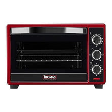 Cargar imagen en el visor de la galería, Horno De Mesa Eléctrico Thomas Th-26r 25l Rojo 220v-240v