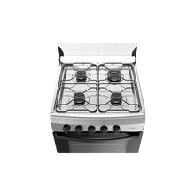 Cargar imagen en el visor de la galería, Cocina Mademsa 4 Quemadores Acero Inox. Plateado/negro