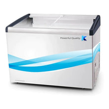 Cargar imagen en el visor de la galería, Mega Cyber !!! Congeladora/ Mantenedora de Hielo 336 Litros Vidrio Curvo Premium Luz led Triple Accion 1 Año Grtia