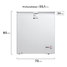 Cargar imagen en el visor de la galería, Congelador Frezzer Horizontal M150 1 Año De Garantía