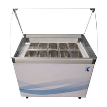 Cargar imagen en el visor de la galería, Barquillera Heladera 7 Sabores Cúpula Curva Desmontable