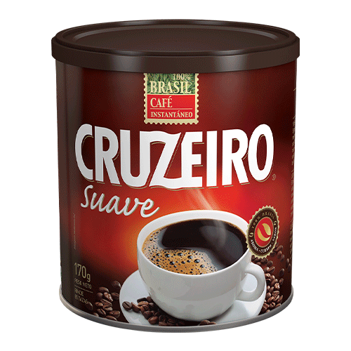 CAFÉ INSTANTANEO CRUZEIRO SUAVE X 170 GRS. (Brasil)