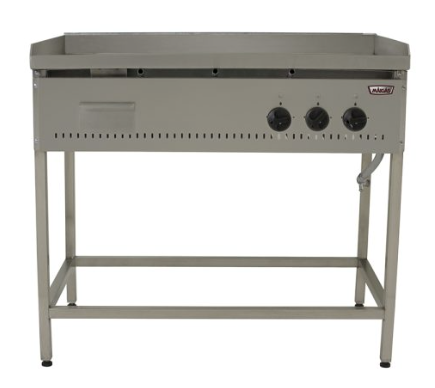 Plancha churrasquera lisa 1000×600 mm GLP Maigas