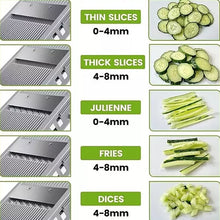 Cargar imagen en el visor de la galería, Mandolina Picador De Frutas Verduras Multifuncional
