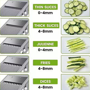 Mandolina Picador De Frutas Verduras Multifuncional