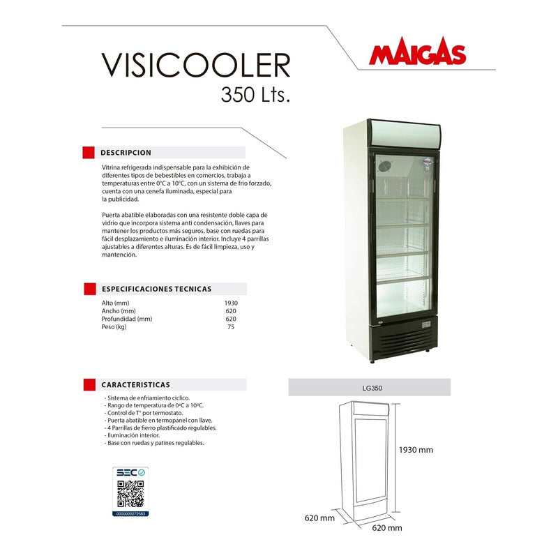 Visicooler 350l Maigas
