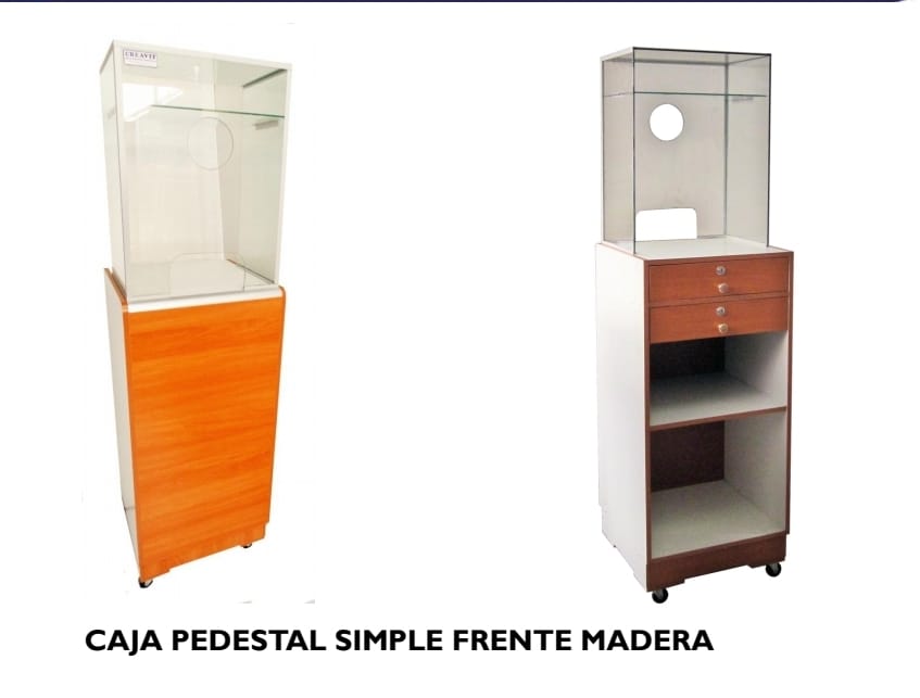 Caja pedestal simple