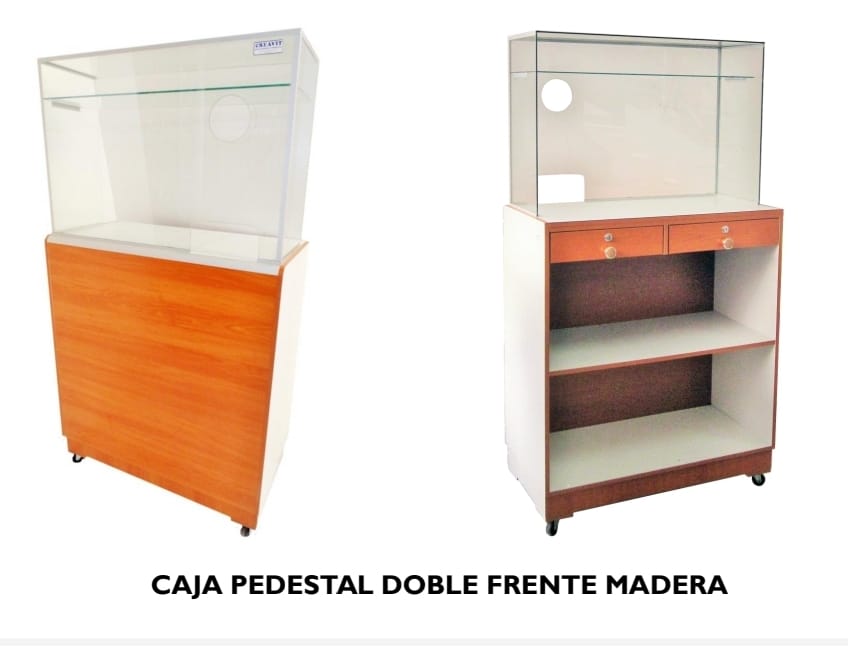 Caja pedestal doble