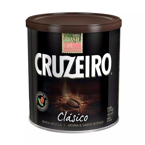 CAFÉ INSTANTANEO CRUZEIRO CLASICO X 170 GRS. (Brasil)